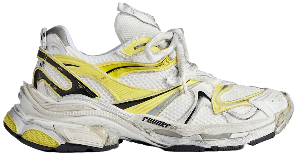 Giày Balenciaga Runner 2.0 Trainers 'White Yellow' 779066W3RXP9710
