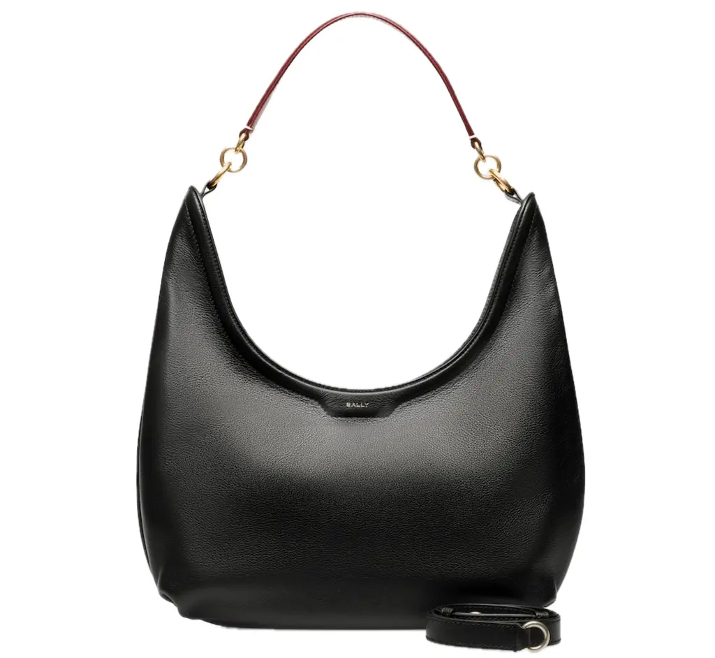 Túi Bally Code Hobo Bag 'Black' 6308620