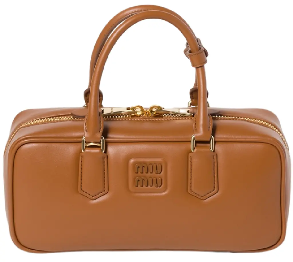 Túi Miu Miu Arcadie Leather Bag 'Cognac' 5BB148-2CR3-F0046-V-OON
