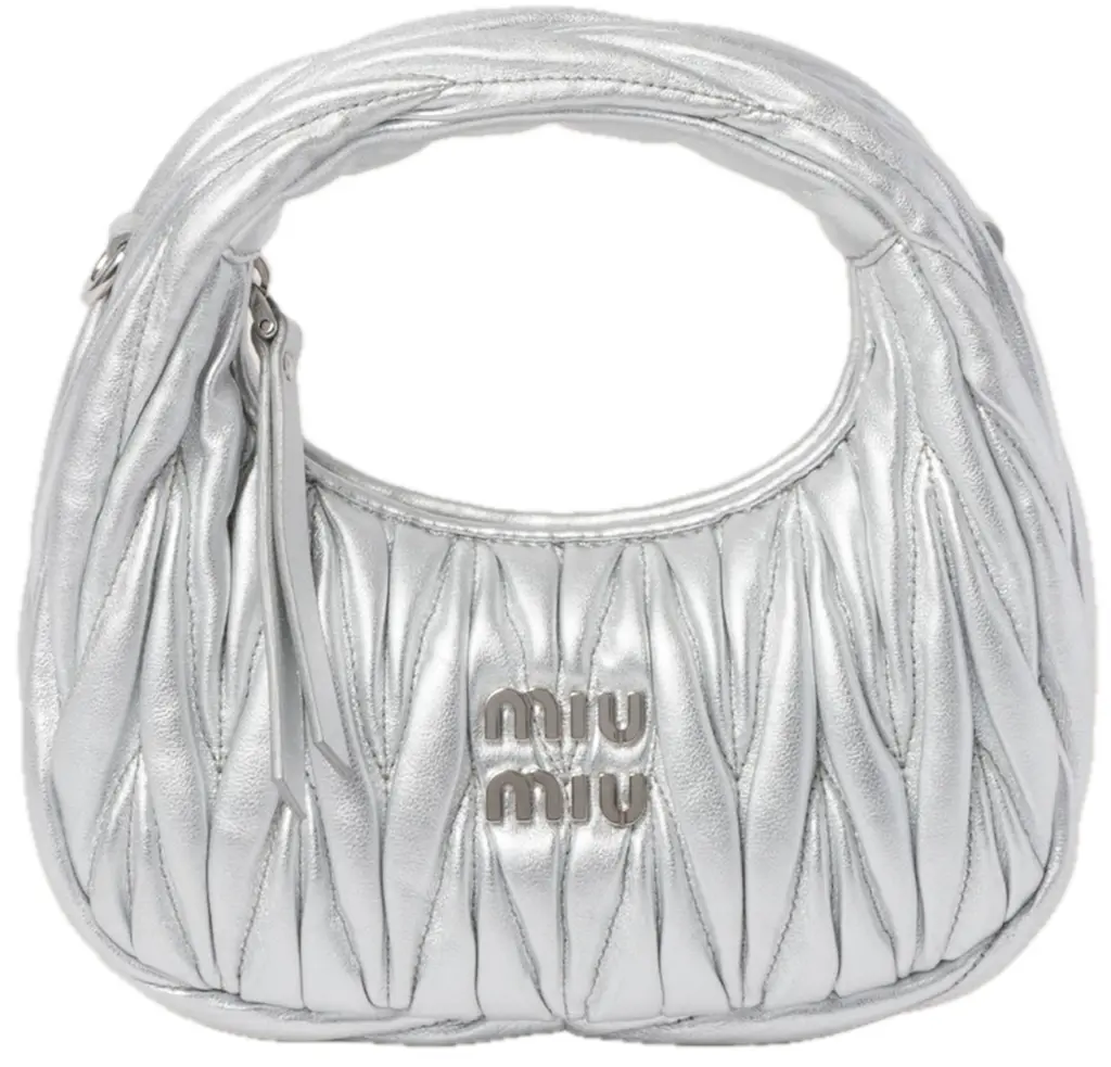 Túi Miu Miu Wander Matelassé Bag 'Silver' 5BP078-N88-F0118-V-OOO