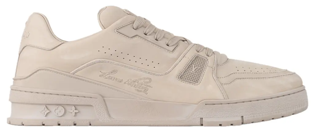 Giày Louis Vuitton LV Distressed Trainers 'Beige' 1AHDAI