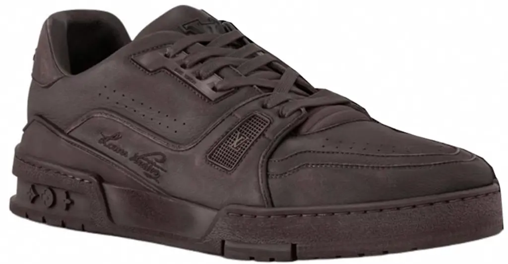 Giày Louis Vuitton LV Distressed Trainers 'Brown' 1AHDB0