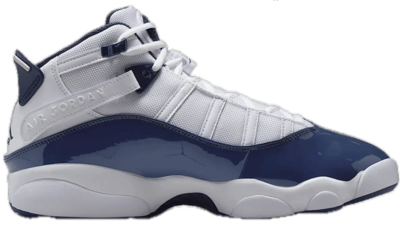 Giày Jordan 6 Rings 'White Midnight Navy' 322992-124