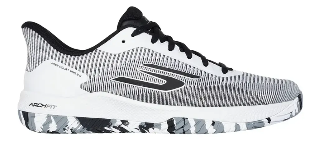 Giày Skechers Viper Court Pro 2.0 'White' 246109-WBK