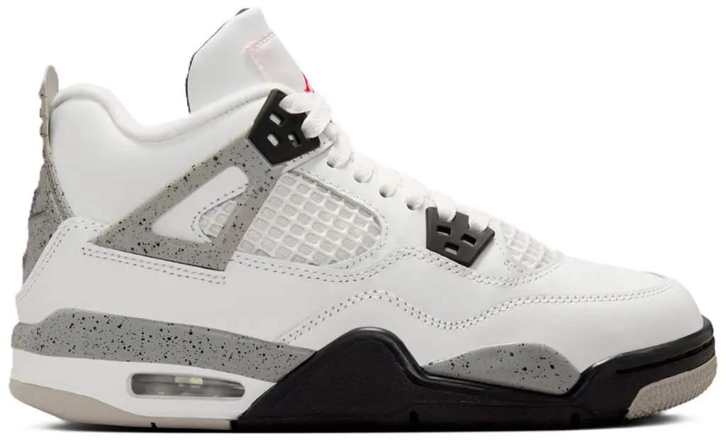 Giày Nike Air Jordan 4 Retro 2025 GS 'White Cement' IB4171-100