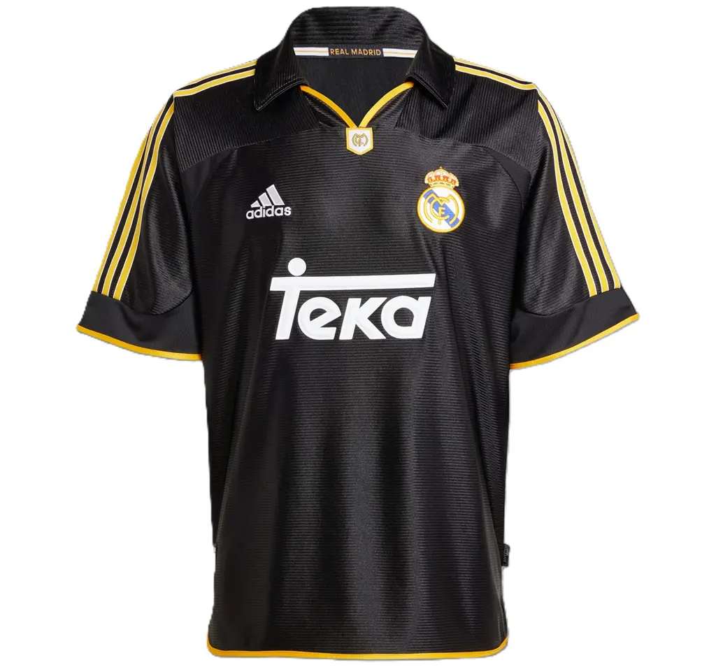Áo Adidas Real Madrid 99/00 Away Jersey 'Black' JW1992