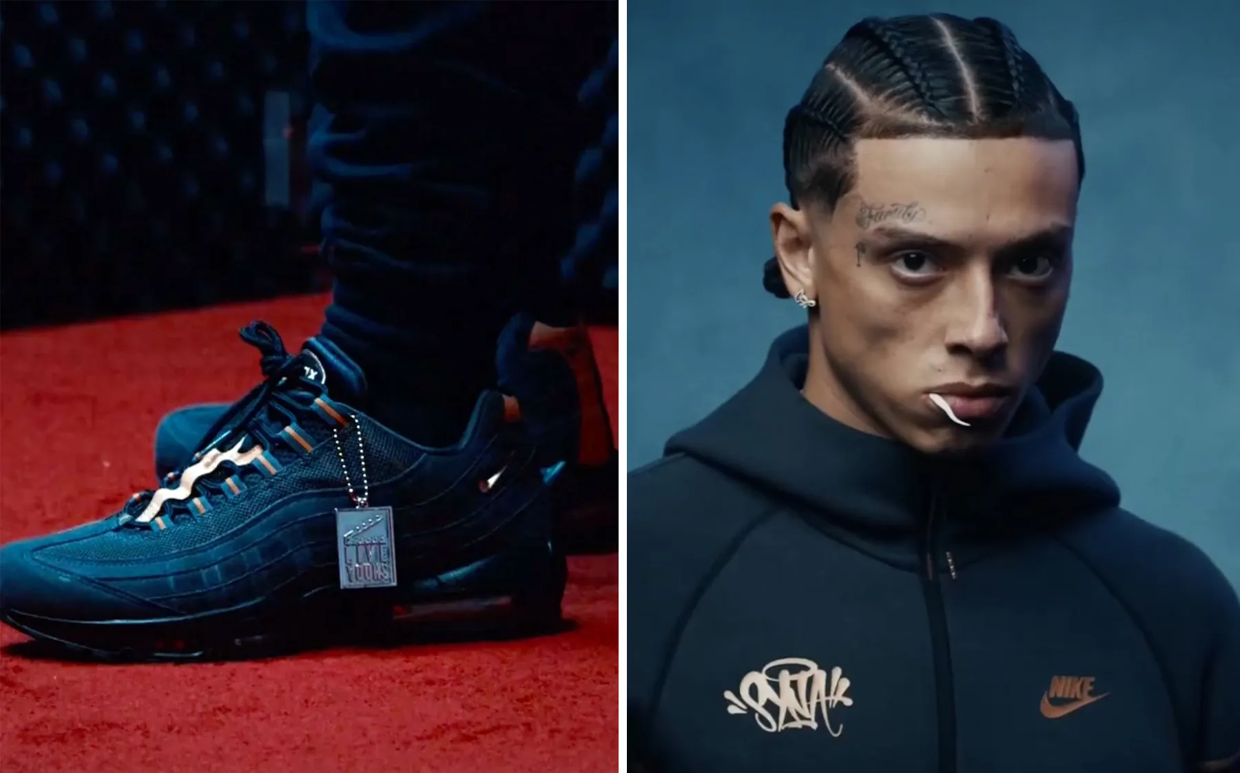 Hinh anh 1: Review Central Cee x Nike Air Max 95 Black Rose Gold