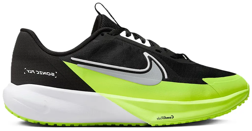 Giày Nike Sonic Fly GS 'Black White Volt Wolf Grey' FZ0017-002