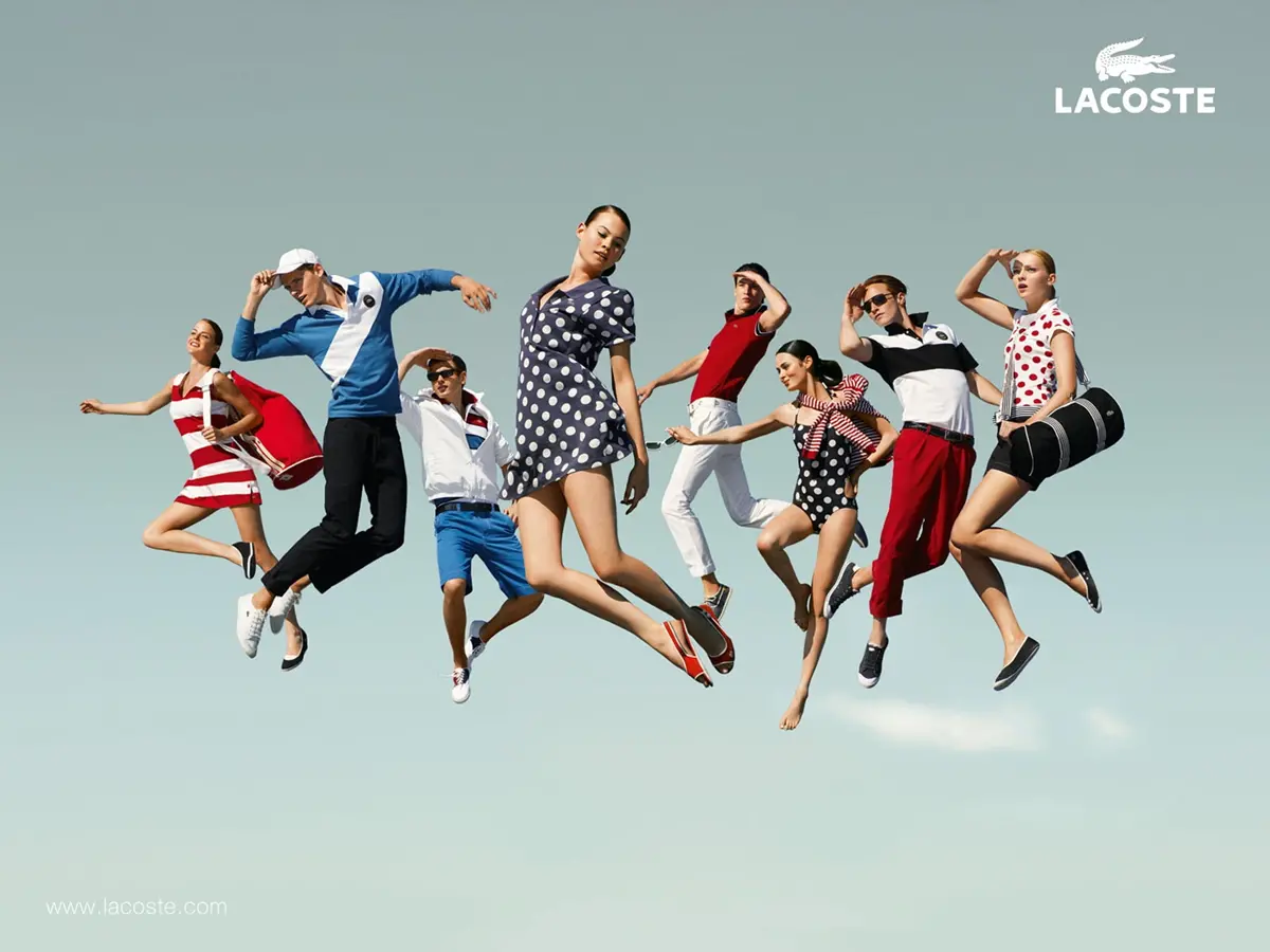 Hinh anh 1: Logo ca sau nho tren ao Lacoste bieu tuong thoi trang