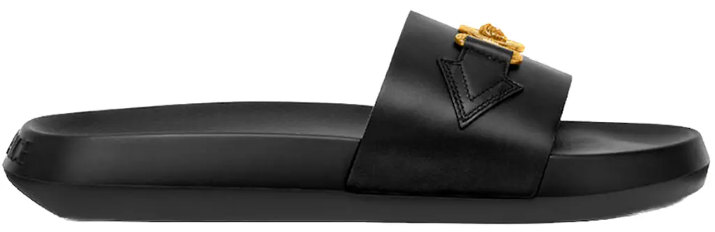 Dép Versace Medusa Biggie Sliders 'Black' 1010628-DV46G-1B00V