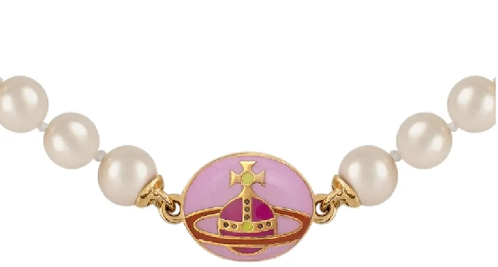 Vòng Cổ Vivienne Westwood Loelia 'Creamrose' 63030020-02R524-IM