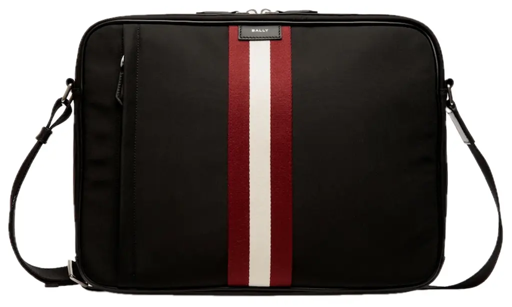 Túi Bally Code Messenger 'Black' 6310361