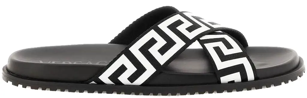 Dép Versace Greca Slides 'Black' 1008318-1A05958-2B020