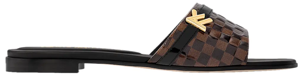 Dép Louis Vuitton Neo Revival Flat Mules 'Ebene' 1ACSOW