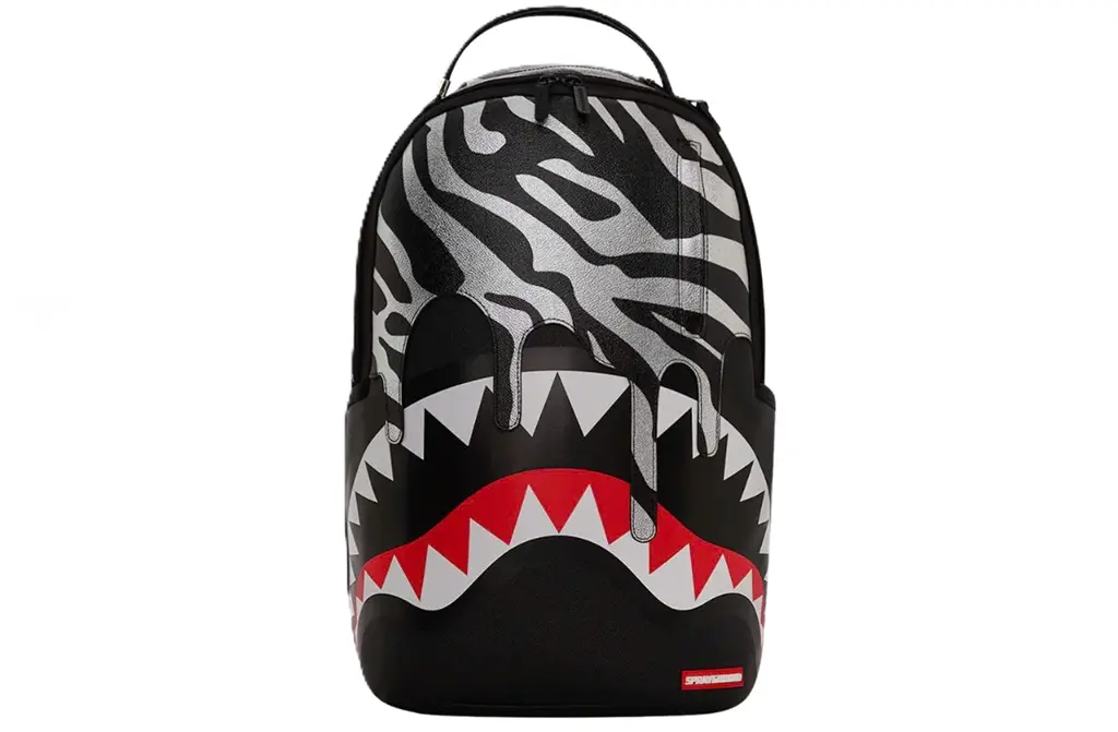 Balo Sprayground Shark Mouth Zebra 'Black Grey' W1045721