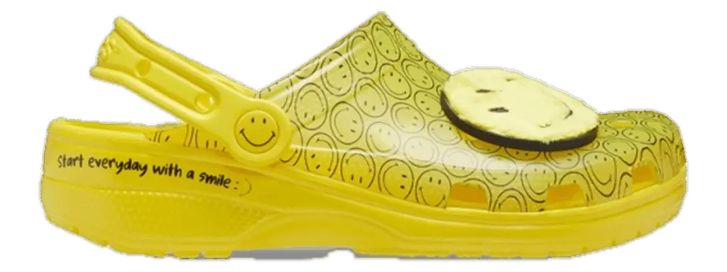 Dép Crocs Classic Clog 'Translucent Smiley' 207213-90H