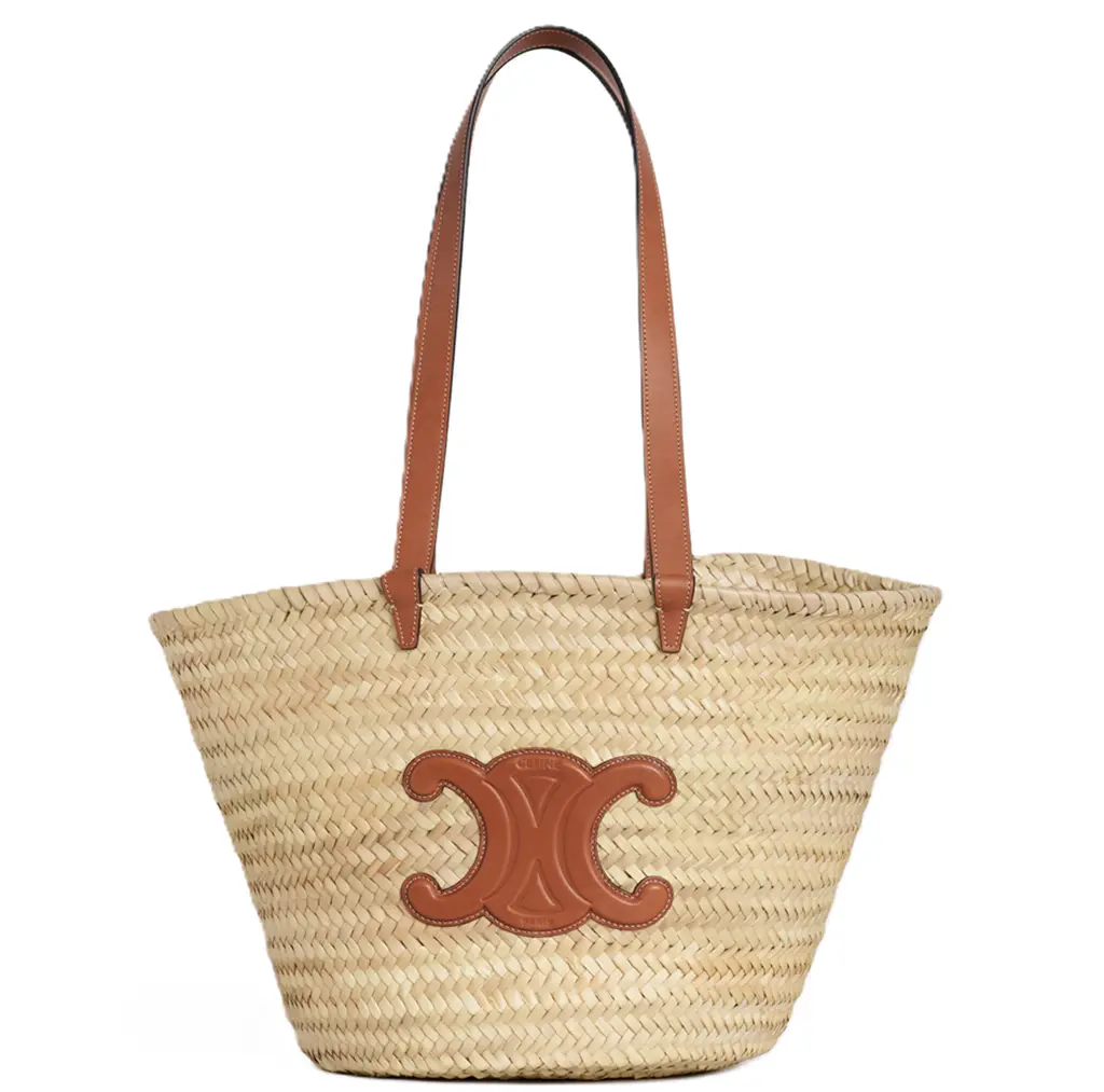 Túi Celine Classic Panier Palm Leaves Calfskin 'Beige' 192622CGG-04LU