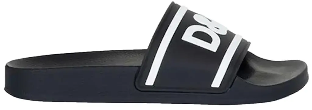 Dép Dolce & Gabbana Slides DG Logo 'Black' CS1732B9L738B939