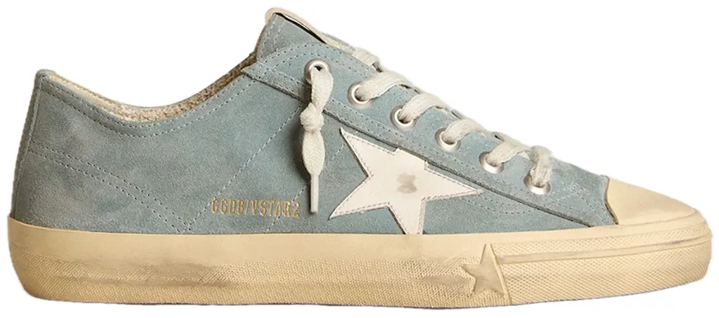 Giày Golden Goose V-Star 'Silver Blue' GMF00129-F005998-50860
