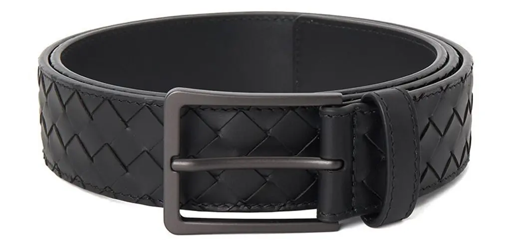 Thắt Lưng Bottega Veneta Intrecciato 'Black' 475599-V47W0-1275