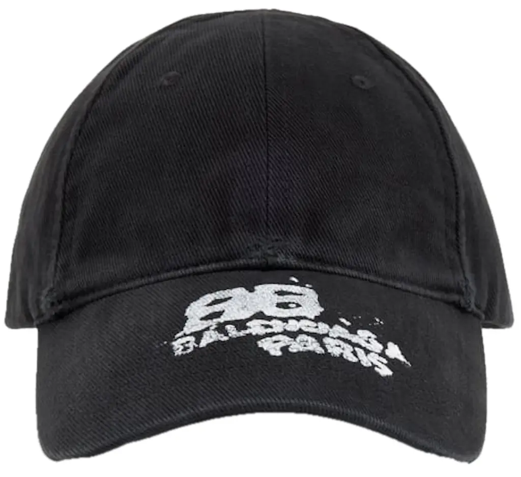 Mũ Balenciaga Hand-drawn BB Icon Cap 'Balck' 723771410B21077