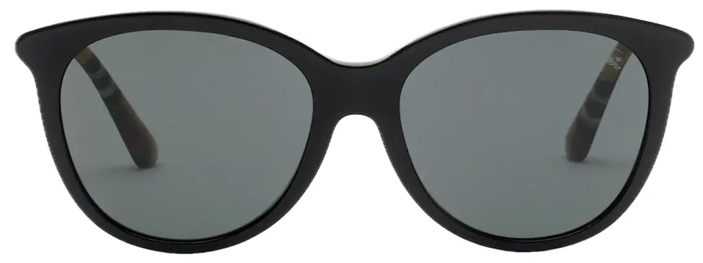 Kính Burberry Tubular Round Sunglasses​ 'Black' 40845041