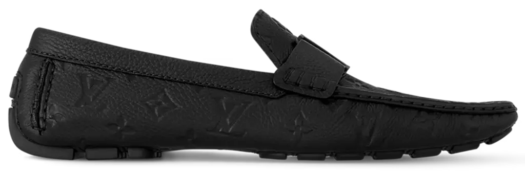 Giày Louis Vuitton Monte Carlo Moccasin 'Black' 1ADB0D