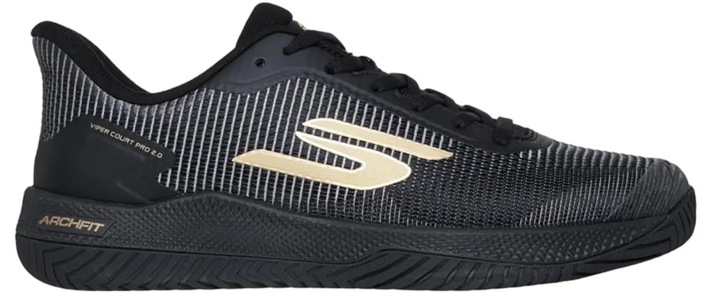 Giày Skechers Viper Court Pro 2.0 'Black Gold' 246109C-BKGD