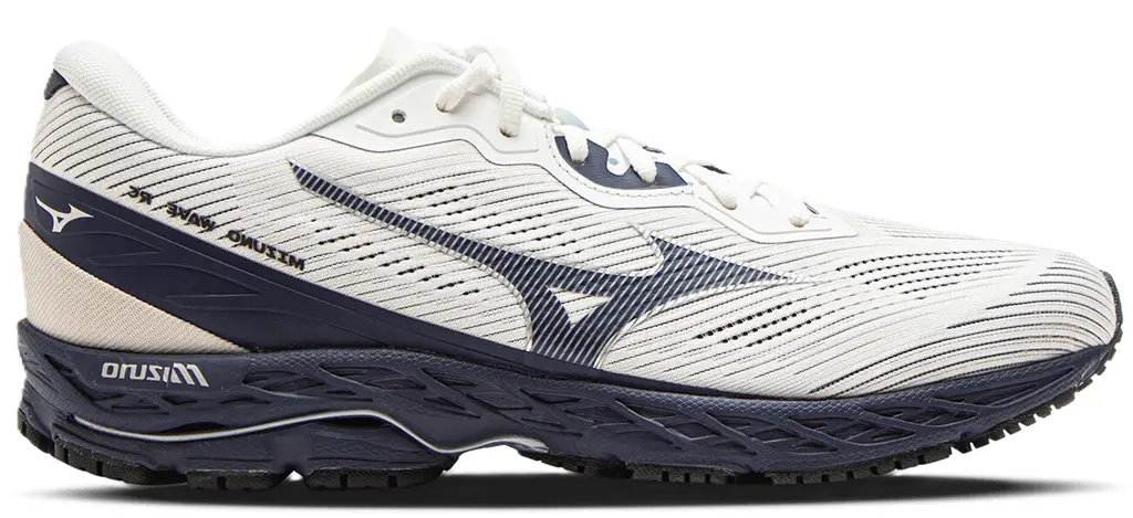 Giày Mizuno Wave 'Light Silver Navy' D1GH251003