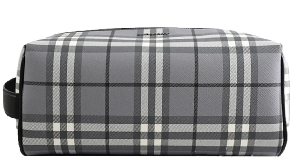 Túi Burberry Check Travel Pouch 'Grey' 8057782