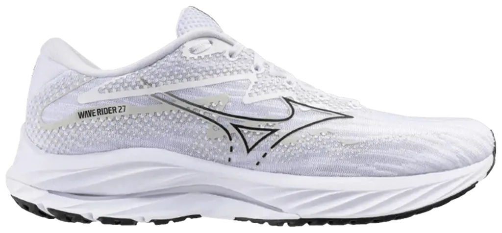 Giày Mizuno Wave Rider 27 'White Black' J1GC230358