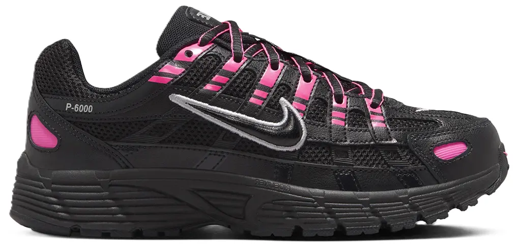 Giày Nike P-6000 GS 'Pink Blast Metallic Silver Black' HV5064-600