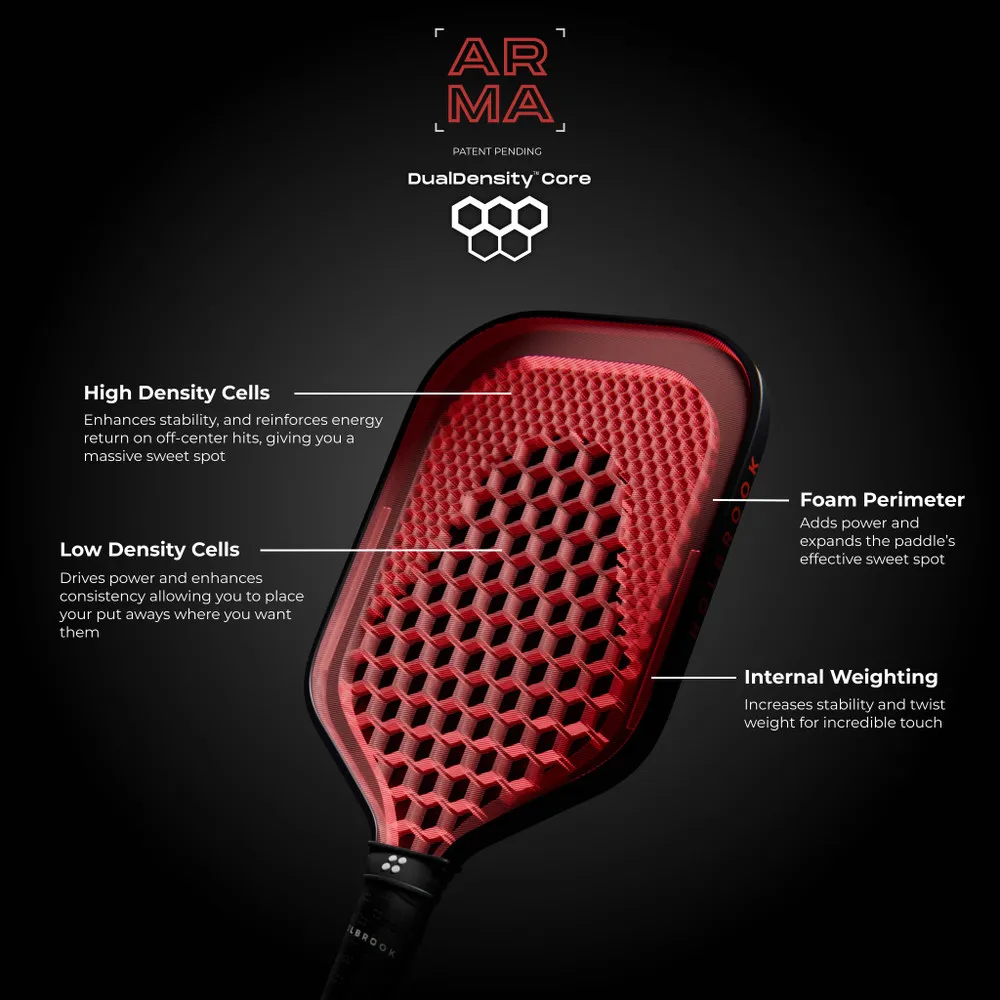 Hinh anh 3: Review chi tiet Vot PickleBall Holbrook ARMA