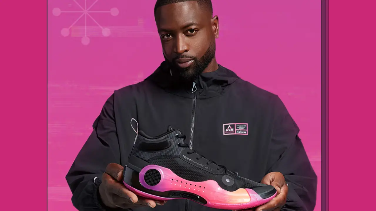 Hinh anh 1: Dwyane Wade voi giay Way of Wade tu Li-Ning