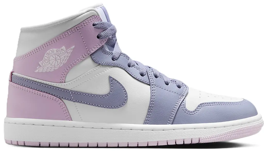 Giày Nike Air Jordan 1 Mid 'Indigo Haze Doll White' BQ6472-510