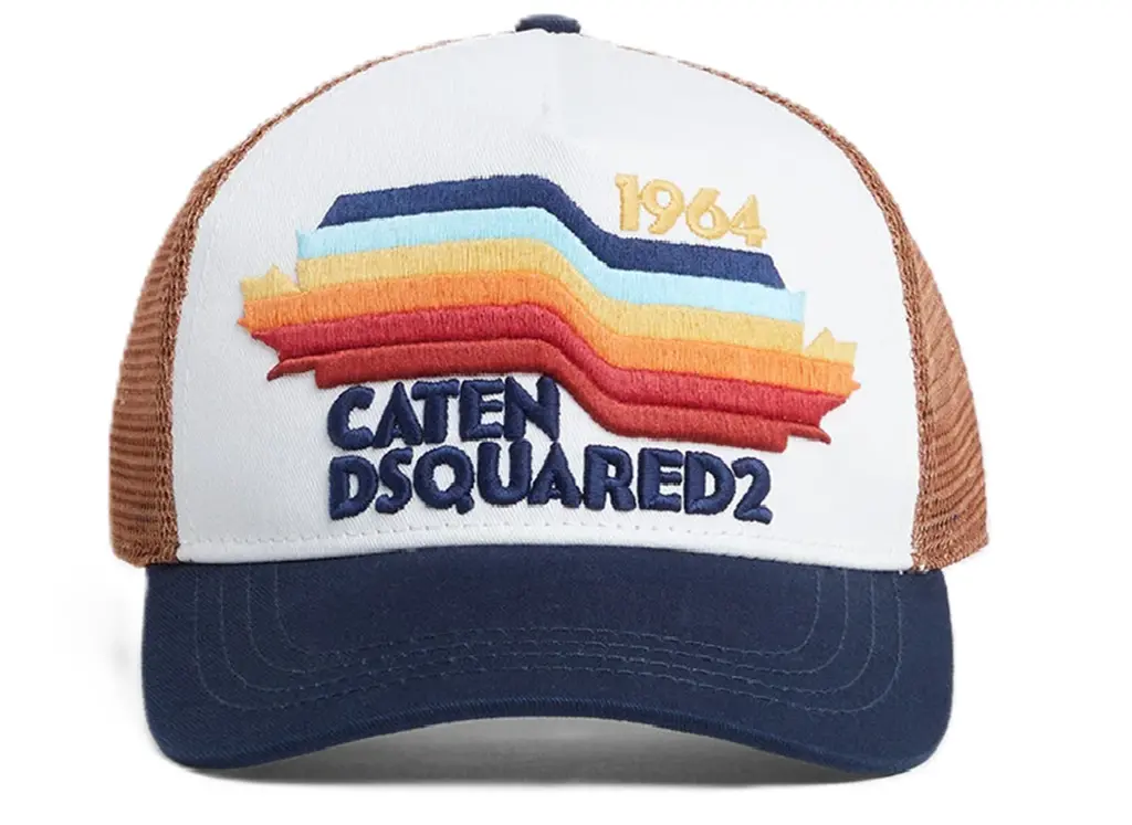 Mũ Dsquared2 Embroidered Trucker 'Multicolor' BCM088505C02694M2704