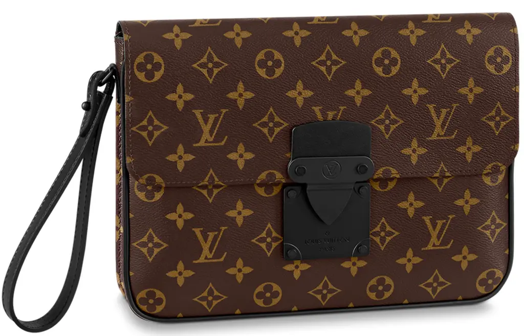Túi Louis Vuitton S Lock A4 Pouch 'Monogram Macassar' M80560