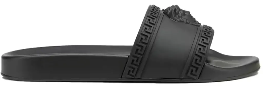 Dép Versace Palazzo Pool Slides 'Black' DSU5883-DGO9G-D41