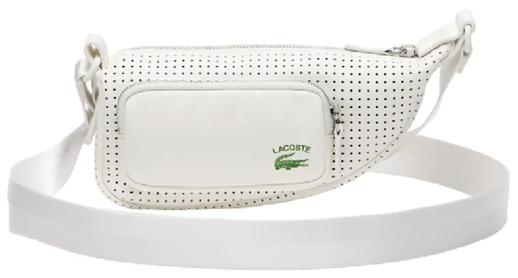 Túi Lacoste Perforated Small Shoulder Bag 'White' NU4251ID-206239