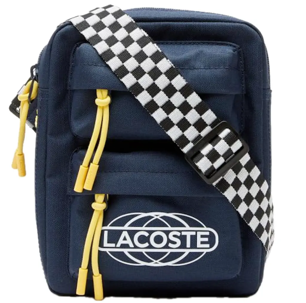 Túi Lacoste Neocroc Checkboard Strap Bag 'Blue' NH4040NZ-793