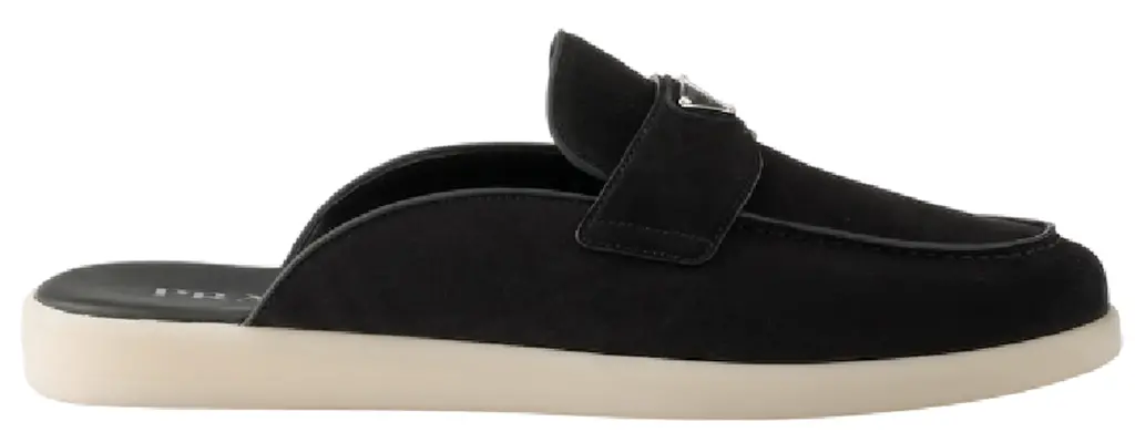 Giày Prada Suede Mules 'Black' 2DG125-103-F0632-F-G001