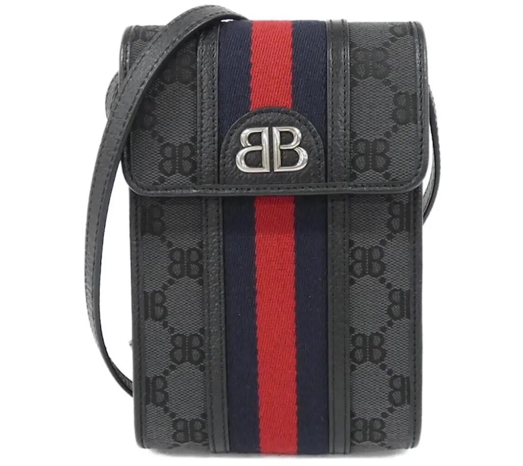 Túi Gucci x Balenciaga Hacker Phone Bag 'Black' 680130-2103X-1000