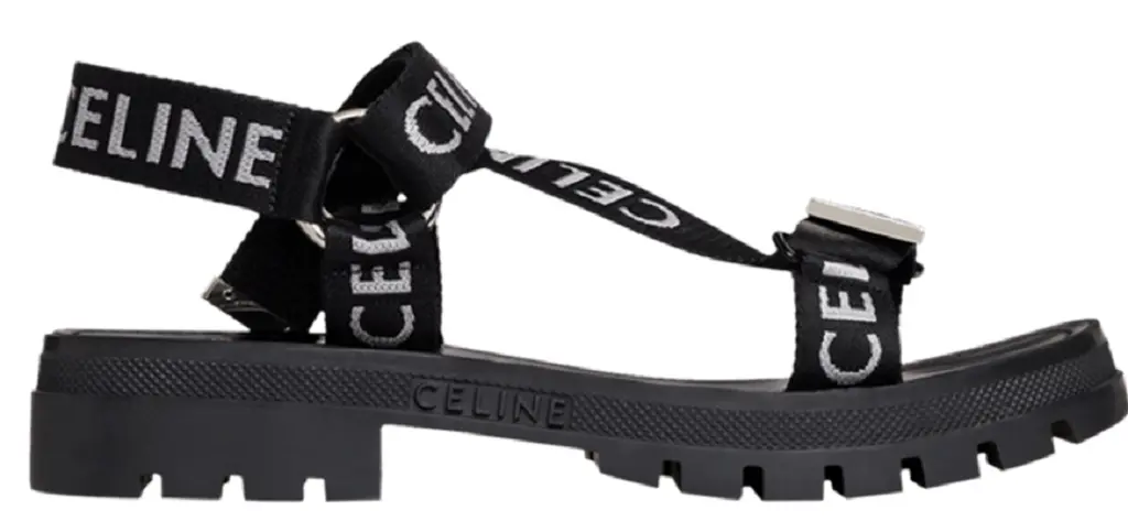 Dép Celine Leo Strappy 'Black White' 346742208C-38AW