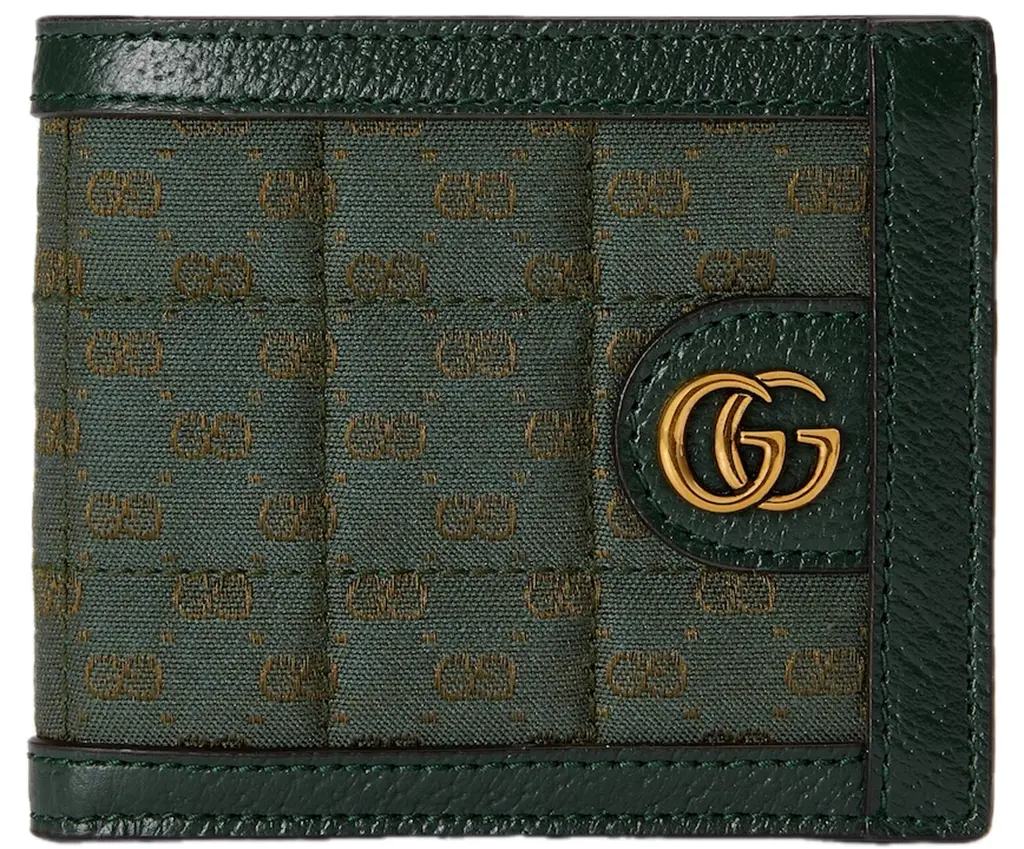 Ví Gucci Mini GG Canvas Wallet 'Green' 756526-FAB7W-3046