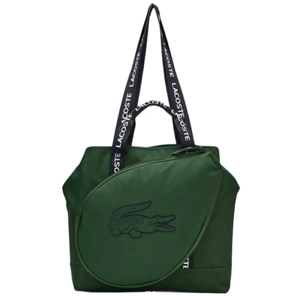 Túi Lacoste Polyester Handbag 'Green' NU5195NZ-B01