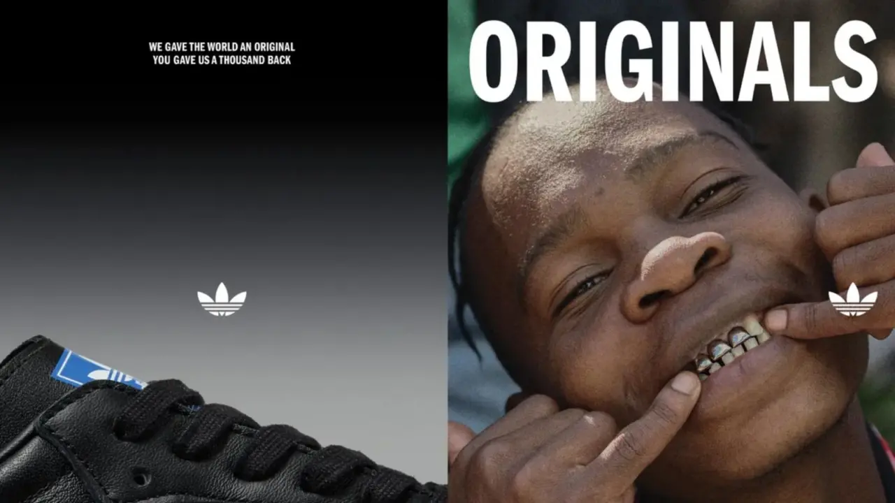 Hinh anh 1: adidas Superstar - Bieu tuong thoi trang va phong cach, voi su tham gia cua dan sao Anh Quoc trong chien dich 'The Original Icon'.