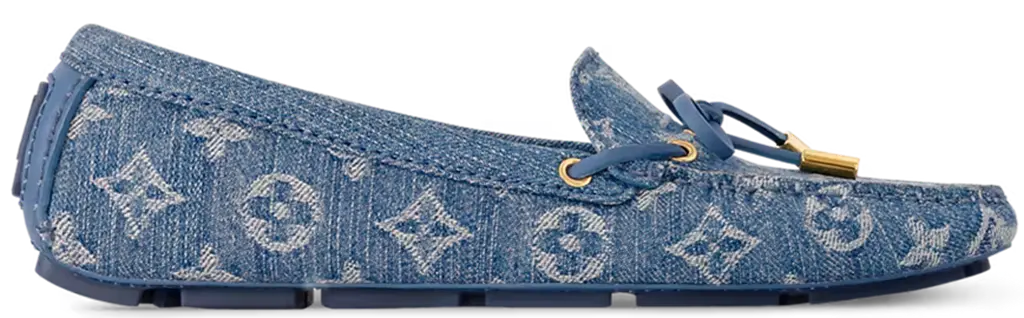 Giày Louis Vuitton Gloria Flat Loafer 'Blue' 1AGW33