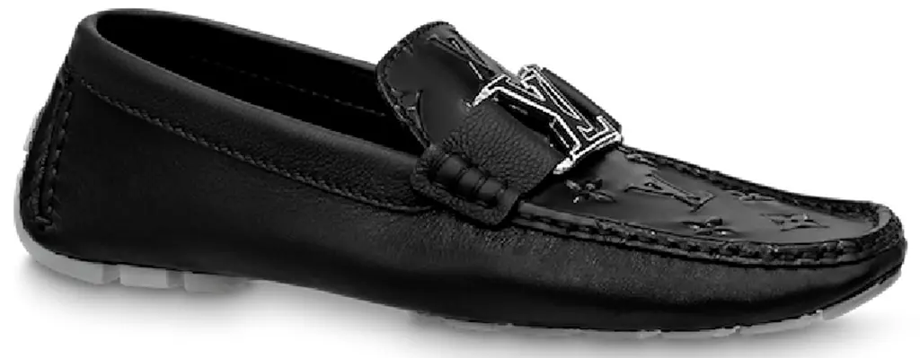 Giày Louis Vuitton Monte Carlo Moccasin 'Black' 1AASGX