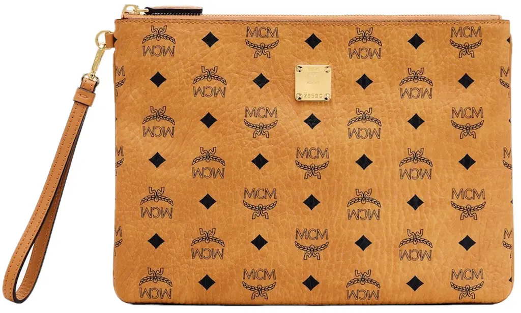 Túi MCM Wristlet Zip Pouch 'Cognac' MXZAAVI03CO001