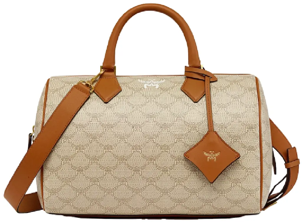 Túi MCM Ella Boston Bag 'Beige' MWBESEA07I9001